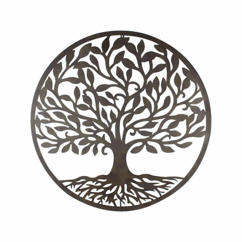 Cercle "Arbre de Vie" Mural en Métal ø82cm