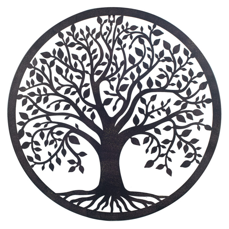 Cercle "Arbre de Vie" Mural en Métal ø50cm