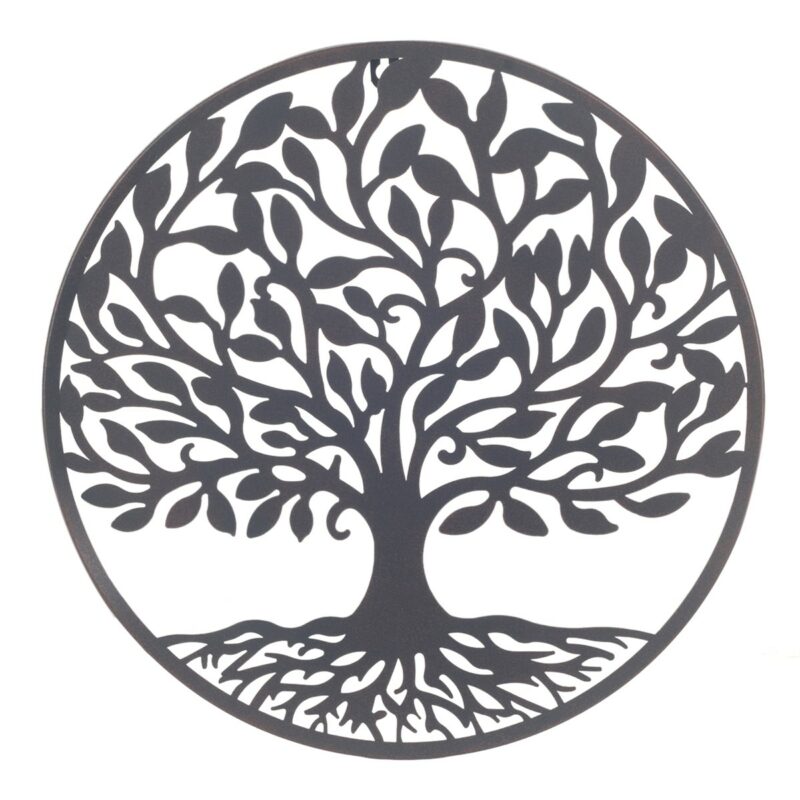 Cercle "Arbre de Vie" Mural en Métal ø40cm