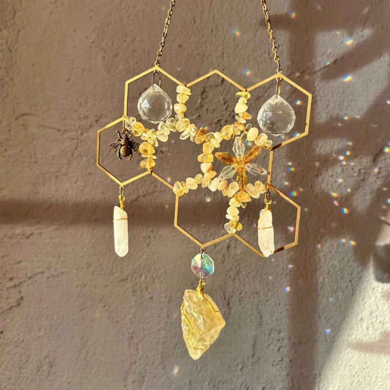 Attrape-Soleil  – Abeille Citrine 13,5x29cm
