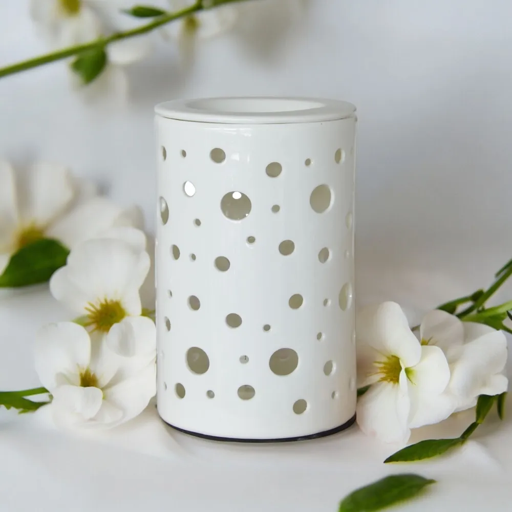 Brûle Parfum Électrique Calorya n°2 – Diffuseur Chaleur Douce en Céramique avec Coupelle Amovible ø9,5xH.15cm – Image 2
