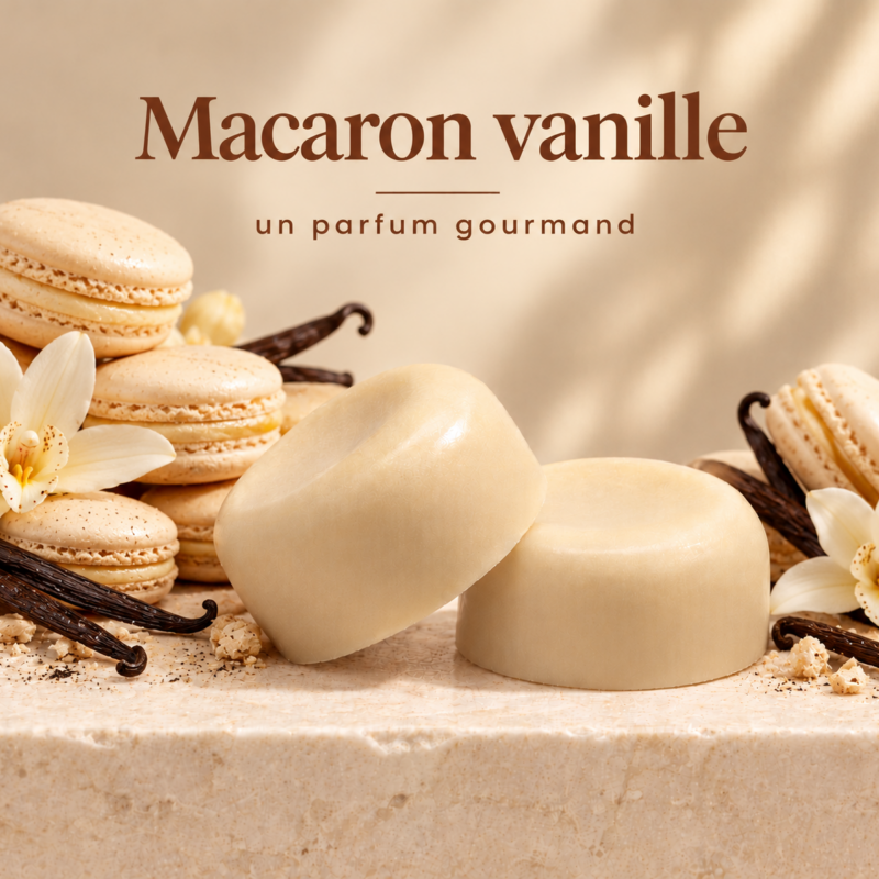 Fondant Naturel Parfumé "Macaron Vanille" 10gr